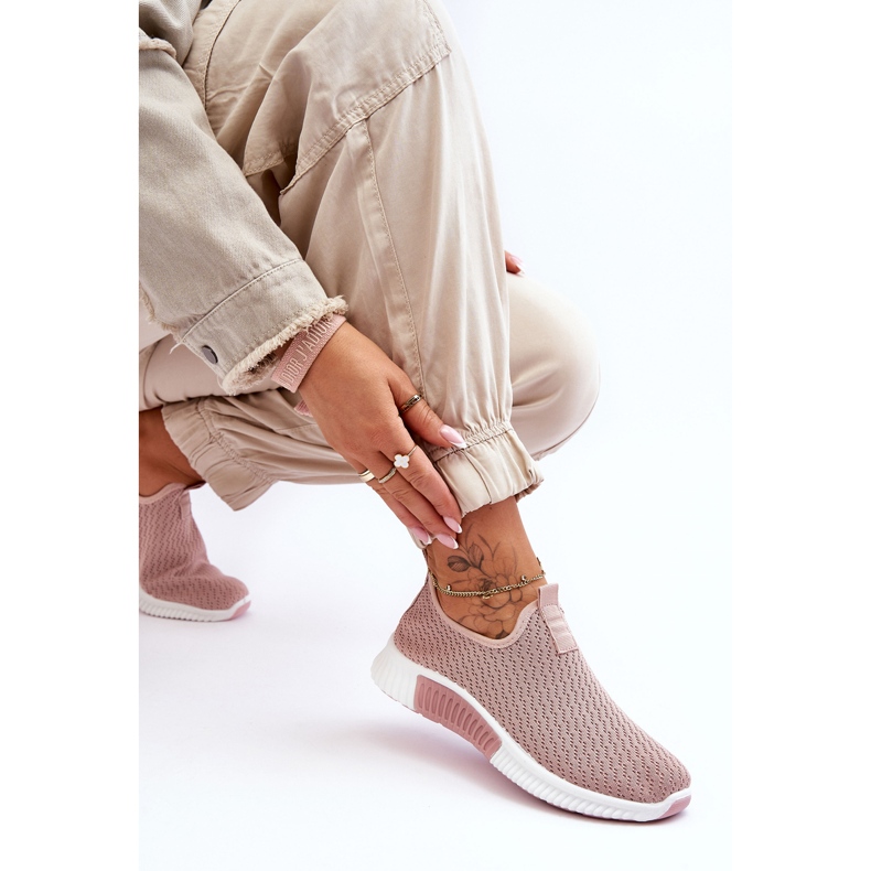 PM1 Classic Slip-On Trainers Light Pink Frankie 1