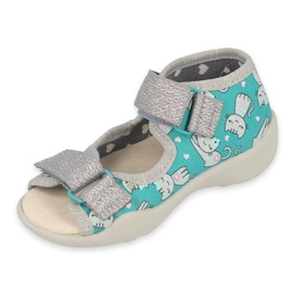 Befado children's shoes 342P041 green 1 Befado children's shoes 342P041 green 1