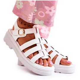 Fashionable Sandals With White Malien Straps 6