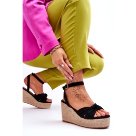 Women's Wedge Sandals Black Kendall 5
