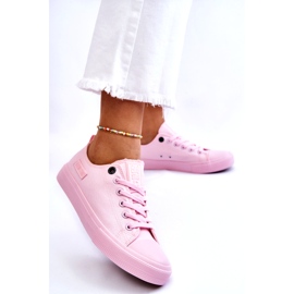 Women's Classic Low Sneakers Big Star LL274022 Light Pink 2 Women's Classic Low Sneakers Big Star LL274022 Light Pink 2