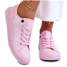 Women's Classic Low Sneakers Big Star LL274022 Light Pink 4