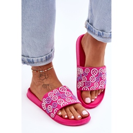 Women's Slippers With Emoticons Fuchsia Cosette pink 2