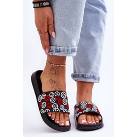 Women's Slippers With Emoticons Black Cosette 2