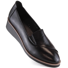 Women's black wedge shoes Vinceza 58182 1 Women's black wedge shoes Vinceza 58182 1