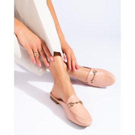 Vinceza women's powder slippers pink 1