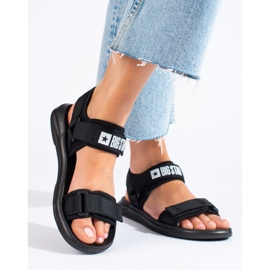 Women's black sandals Big Star HH274A024B 1