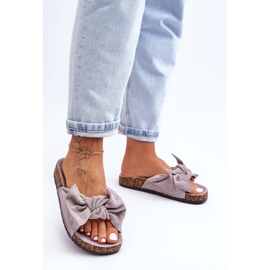 Corduroy Cork Slippers Gray Summertime grey 1