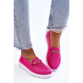 PM1 Alena Women's Fuchsia Slip-On Sneakers pink 1