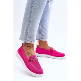 PM1 Alena Women's Fuchsia Slip-On Sneakers pink 2