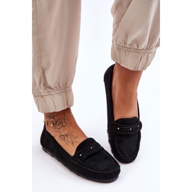PG1 Women's Suede Loafers Black Clorie 2 PG1 Women's Suede Loafers Black Clorie 2