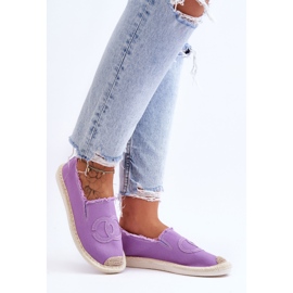 Classic Women's Espadrilles Violet Flaure purple 1