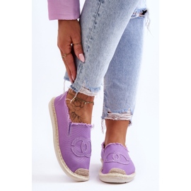 Classic Women's Espadrilles Violet Flaure 2