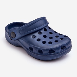 Children's Foam Crocs Sandals Navy Percy blue 1