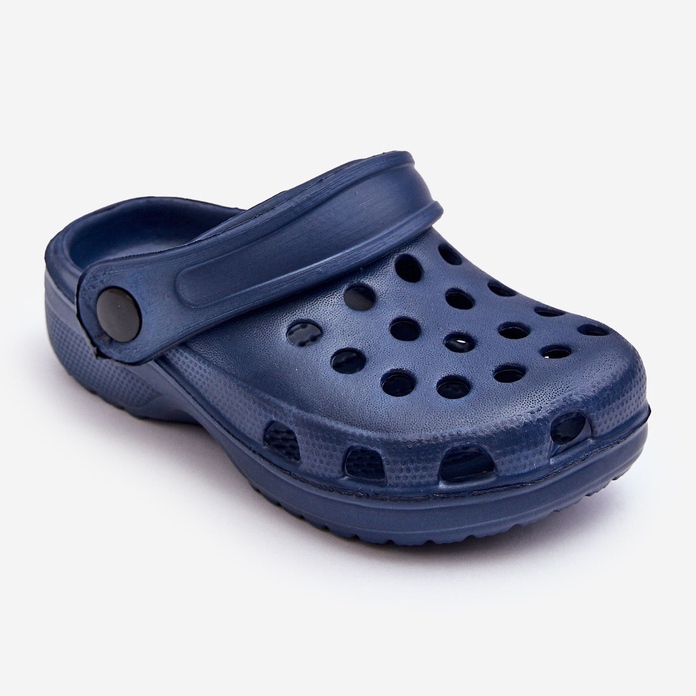 Children's Foam Crocs Sandals Navy Percy blue 1