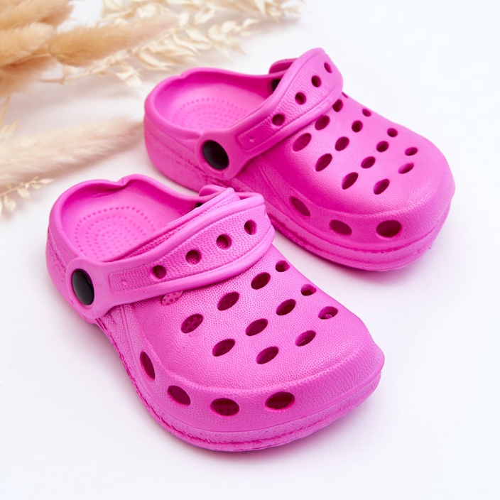 WJ1 Children's Foam Slides Dark Pink Lucas 2