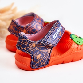 Light Foam Children's Velcro Sandals Orange Asti 2