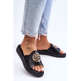 Women's Slippers With Black Secrets Decoration 2