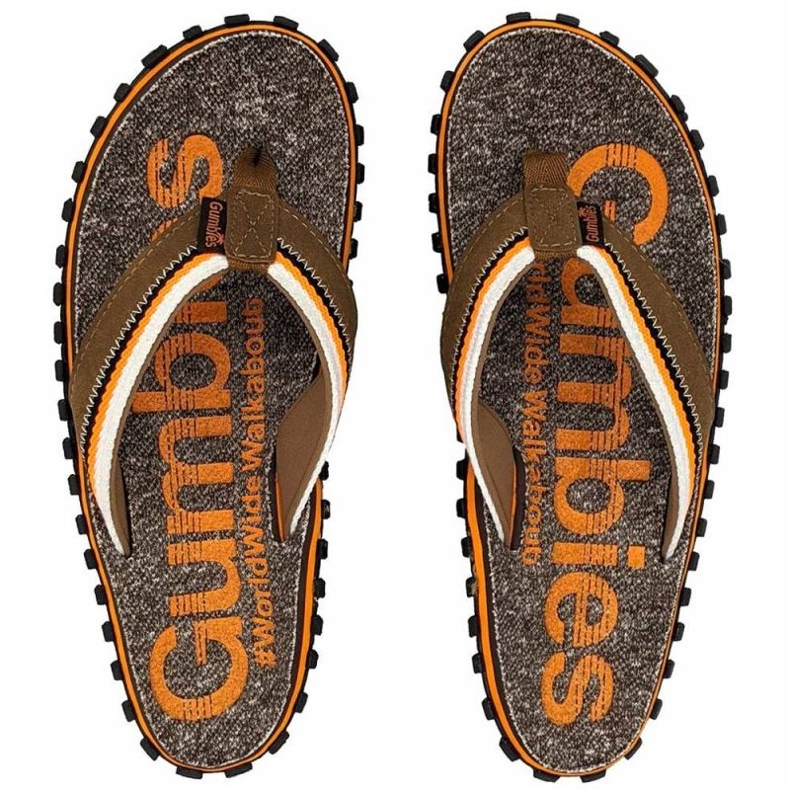 Gumbies Cairns C-CA-UNI-OR flip-flops brown 1