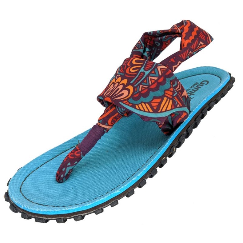 Gumbies Slingback Flip Flops W G-SB-WN-TRVN multicolored 2