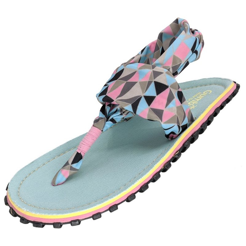 Gumbies Slingback Flip Flops W G-SB-WN-GEOM multicolored 2