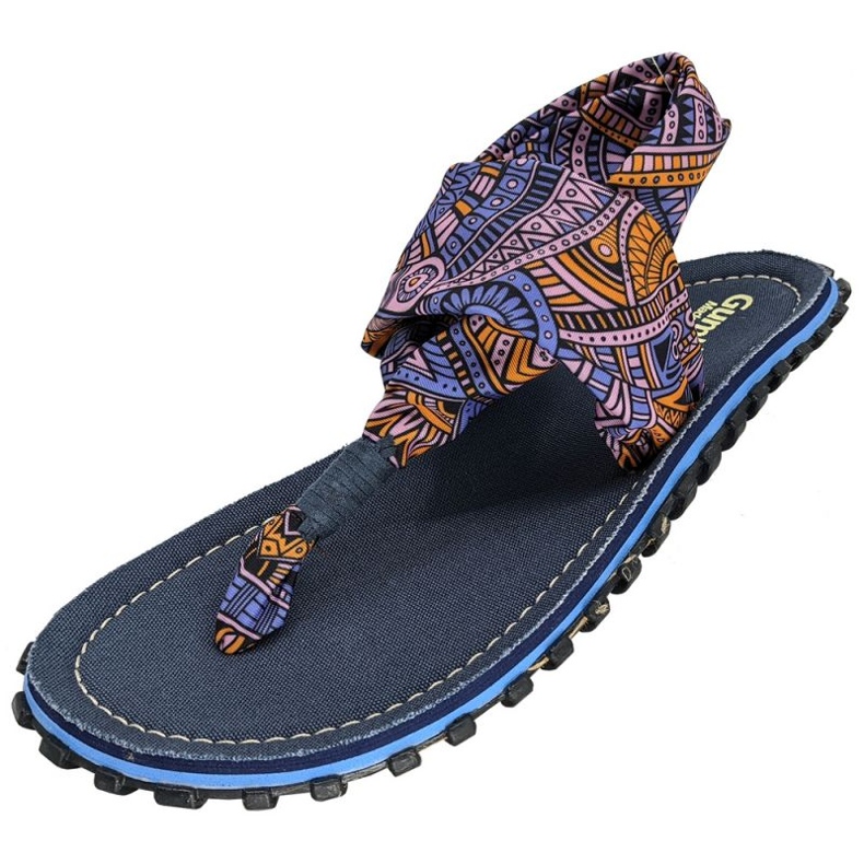 Gumbies Slingback Flip Flops W G-SB-WN-AZTEC multicolored 2