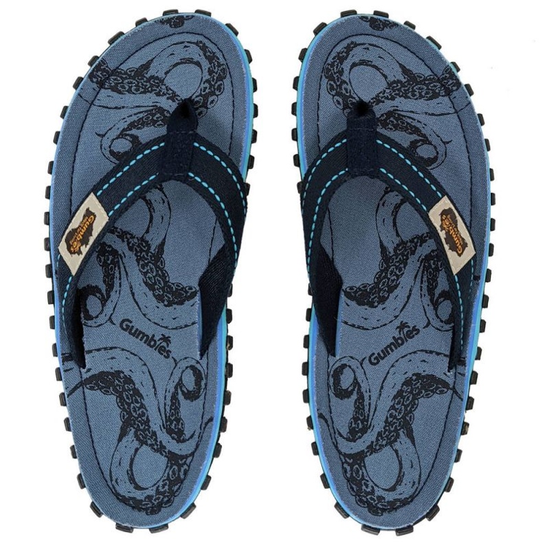 Gumbies Islander Abyss G-IS-MN-ABYSS flip-flops blue 1