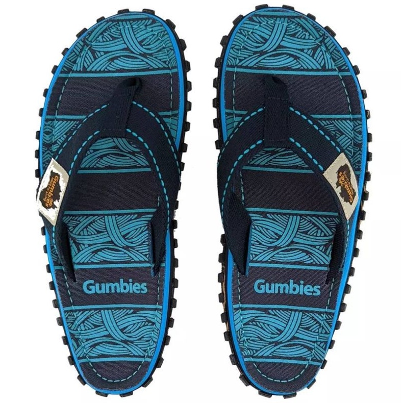 Gumbies Islander Flip Flops GU-FFISL110 blue 1