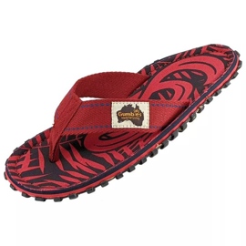 Gumbies Islander Flip Flops GU-FFISL112 red 2