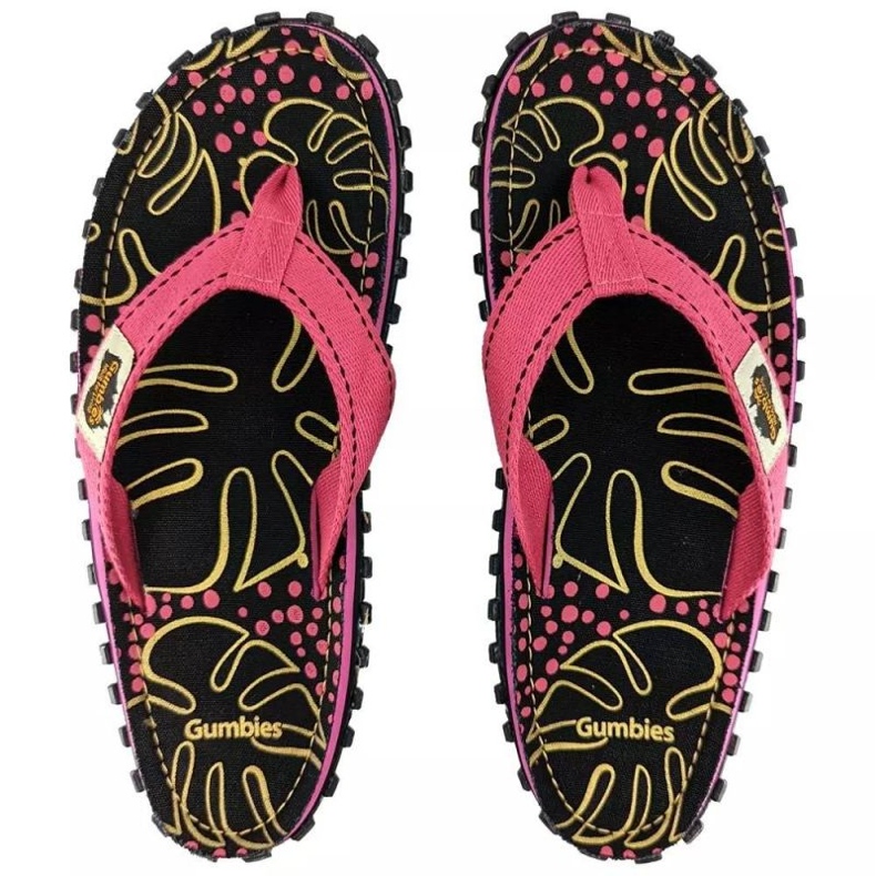 Gumbies Islander Tropical Flip Flops GU-FFISL103 pink 1
