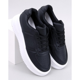 Secada Black high-soled sneakers 1