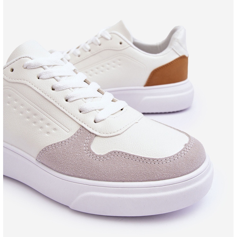 WJ1 Men's White Castiel Lace-up Sports Shoes 2