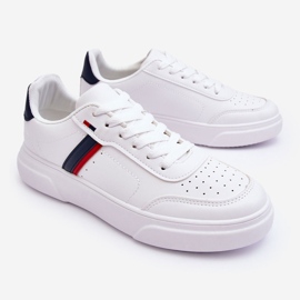 WJ1 Men's Classic Sport Shoes White and Navy Enrique 1 WJ1 Men's Classic Sport Shoes White and Navy Enrique 1