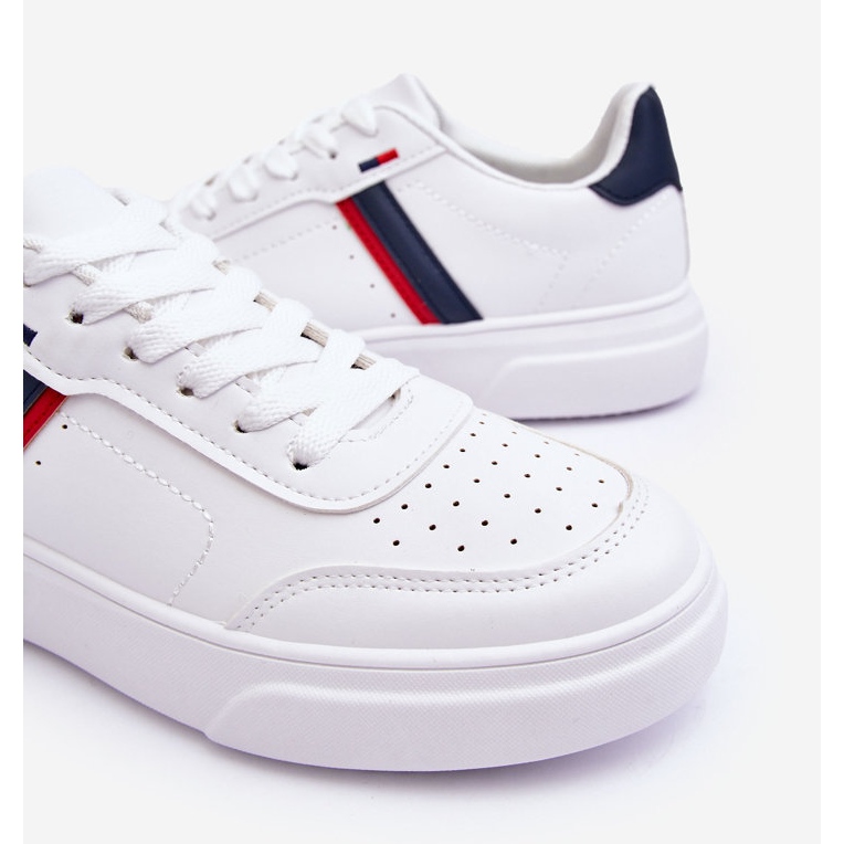 WJ1 Men's Classic Sport Shoes White and Navy Enrique 2 WJ1 Men's Classic Sport Shoes White and Navy Enrique 2