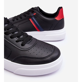 WJ1 Men's Classic Trainers Black And Red Enrique 2 WJ1 Men's Classic Trainers Black And Red Enrique 2