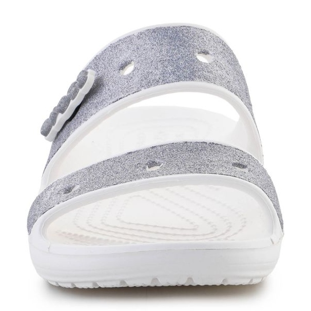 Crocs Classic Croc Glitter Ii Sandal Slippers W 207769-90H grey 1 Crocs Classic Croc Glitter Ii Sandal Slippers W 207769-90H grey 1