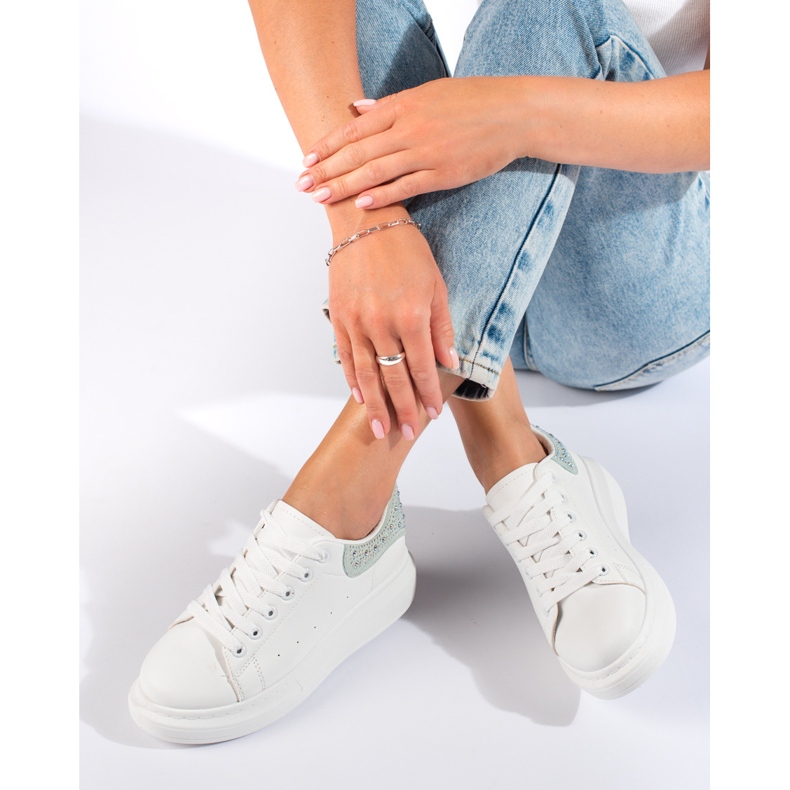 Women's white Shelovet sneakers 1 Women's white Shelovet sneakers 1