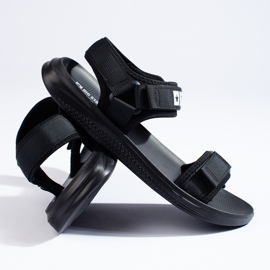 Big Star HH174842 men's black sandals 2
