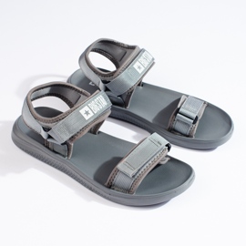 Big Star HH174843 men's gray sandals grey 1 Big Star HH174843 men's gray sandals grey 1