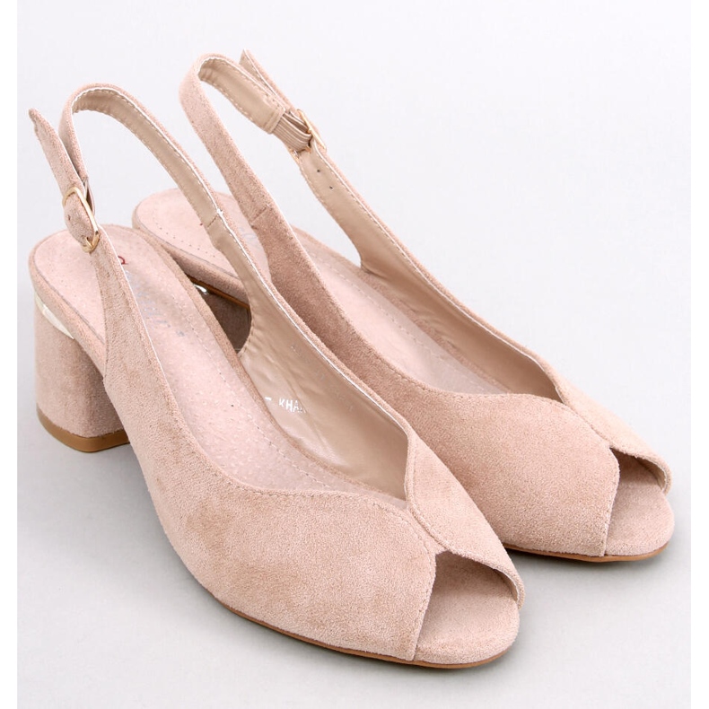 Seastar Venus Khaki heeled sandals beige 1