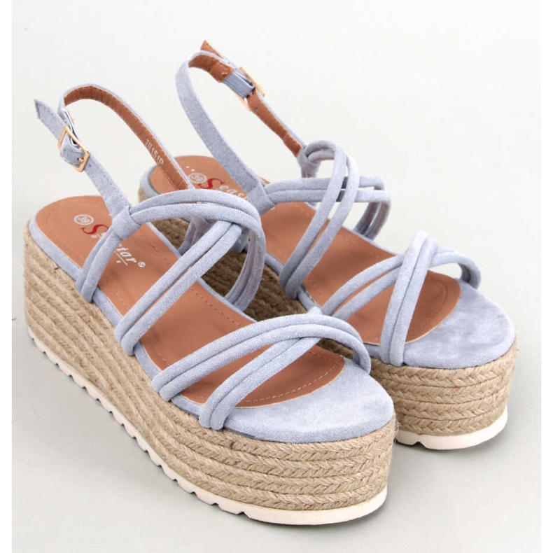 Altman Blue wedge espadrilles 1