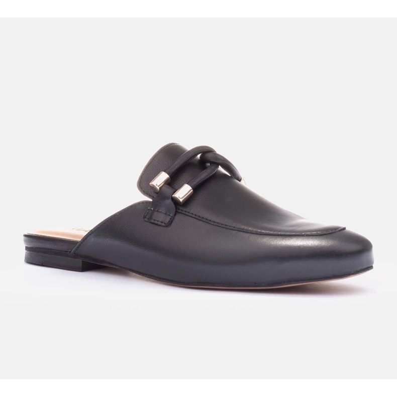 Marco Shoes Slippers with decoration black 1