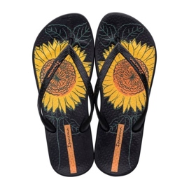 Ipanema Sunflower Anat Flip Flops. Temas Xii Fem W 83178 23923 black 1
