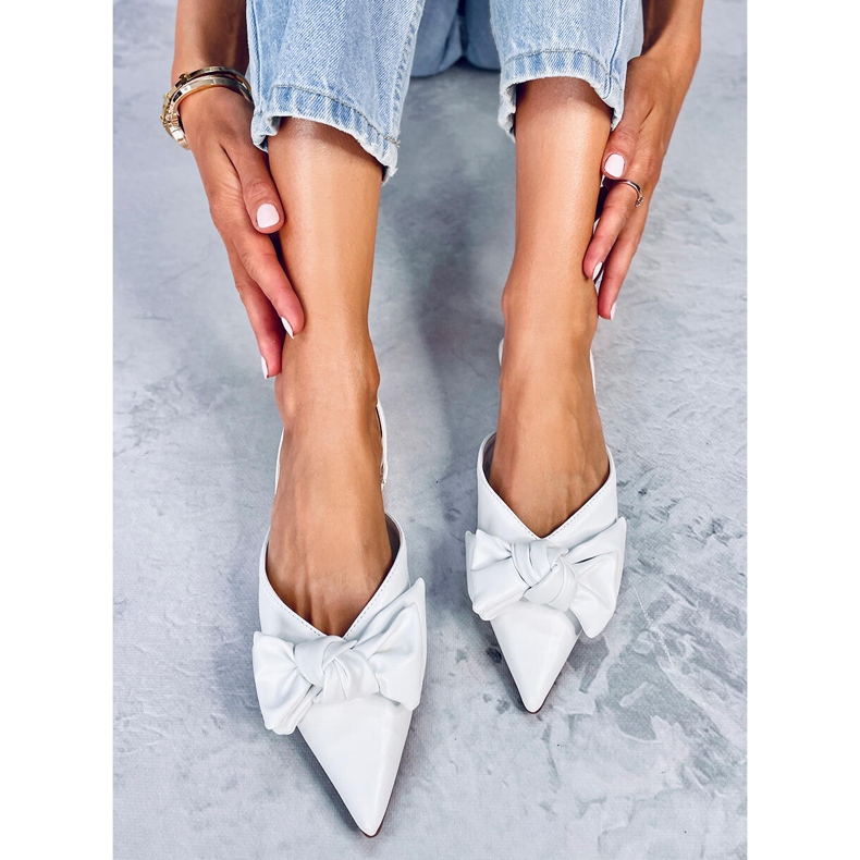 Open heel ballet flats from Loon White 2