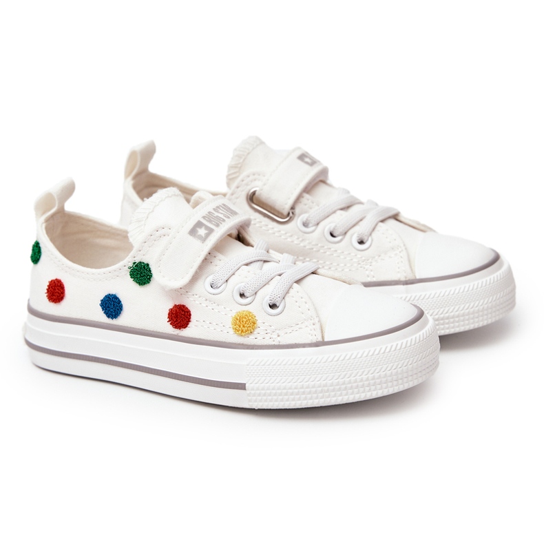 Children's Sneakers With Velcro Big Star JJ374053 White 1 Children's Sneakers With Velcro Big Star JJ374053 White 1