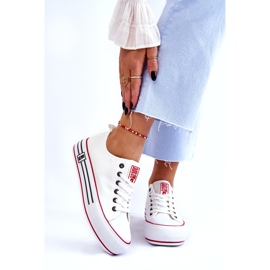 Women's Fabric Platform Sneakers Big Star LL274180 White 5