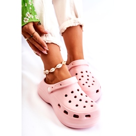 Women's Foam Slippers Crocs Pink Coline 4