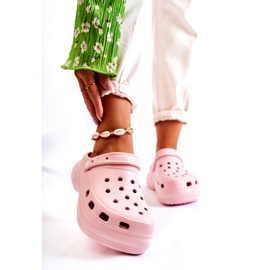 Women's Foam Slippers Crocs Pink Coline 1