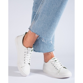 Women's white low sneakers Big Star LL274248 2