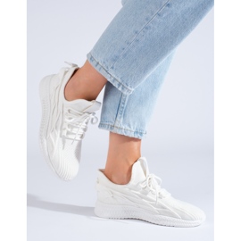Women's white sports shoes LL274712 Big Star 1